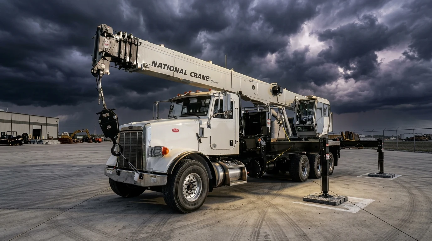 National Crane ready in staging yard